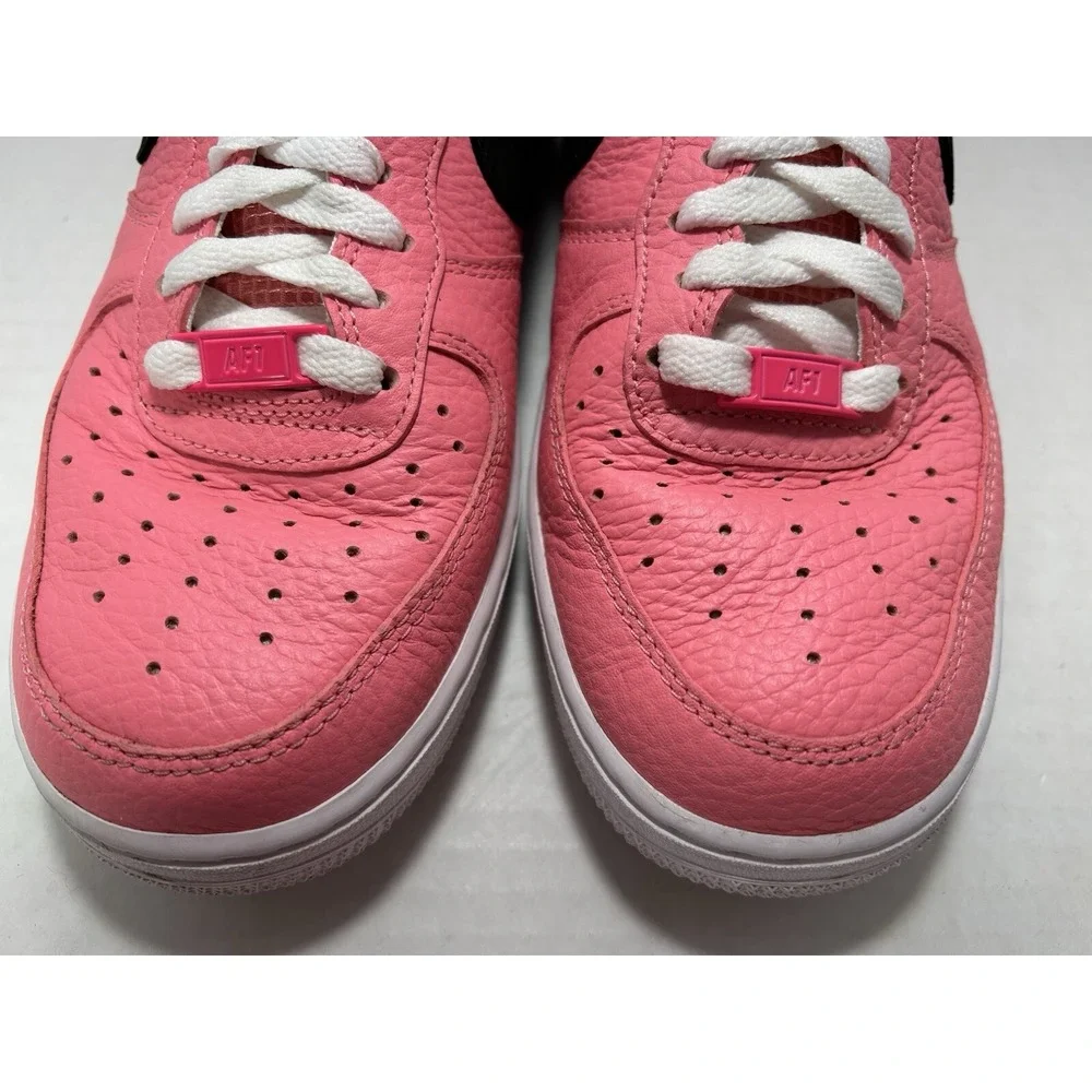 Nike Air AF1 Shoes Pink‎ Gaze Black Swoosh men's 7.5 low Top DZ4861-600